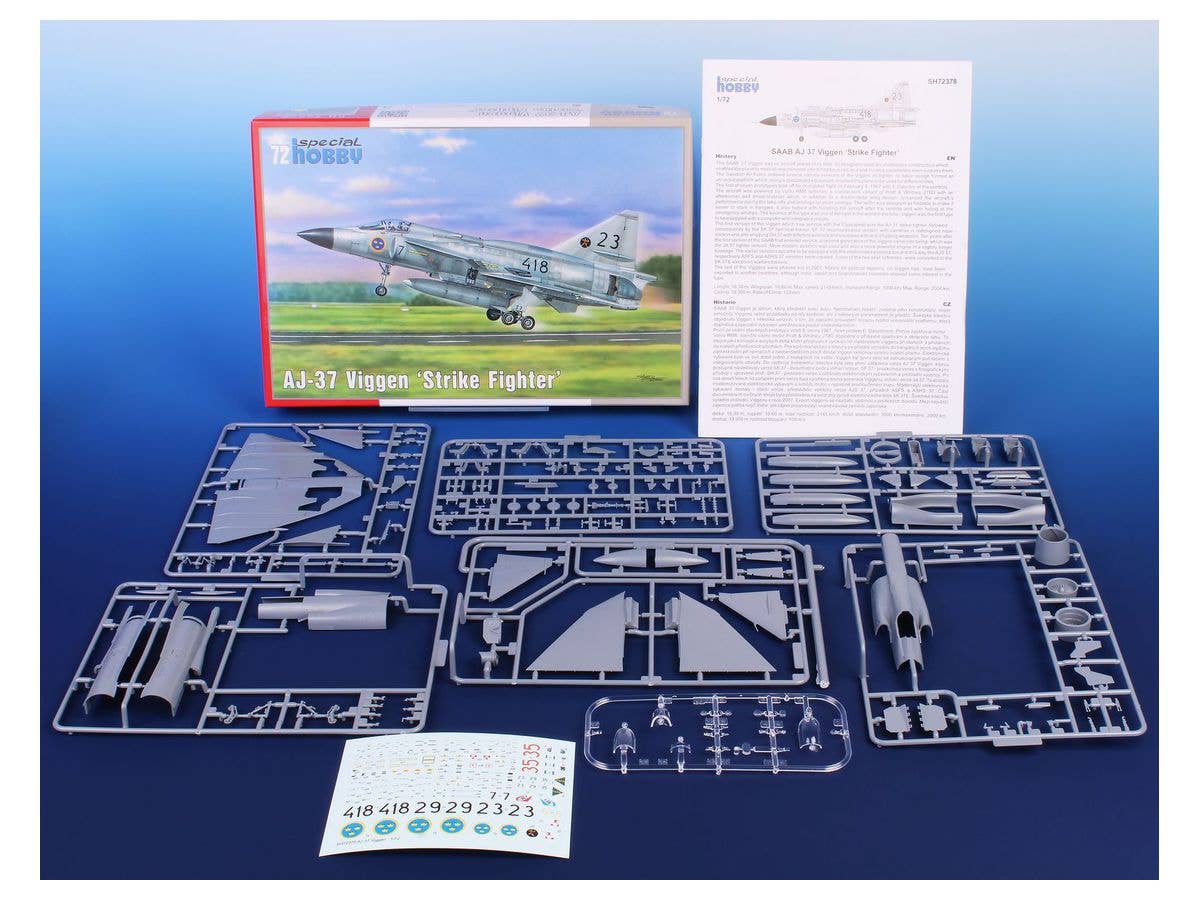 Special Hobby 1/72 AJ-37 Viggen 'Strike Fighter' | 8594071086800