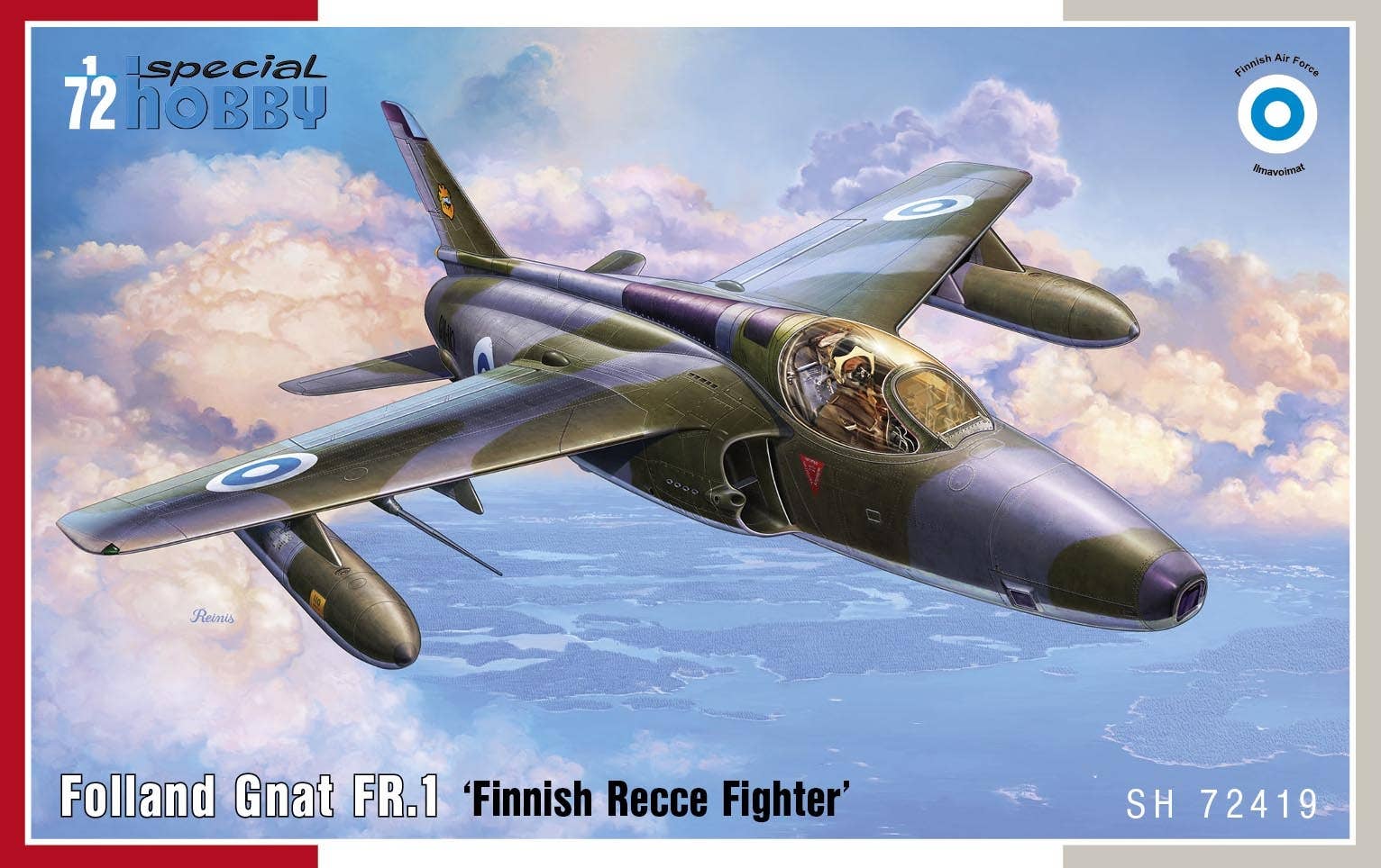 Special Hobby 1/72 Folland Gnat FR.1 Finnish Recce Fighter | 8594071087517