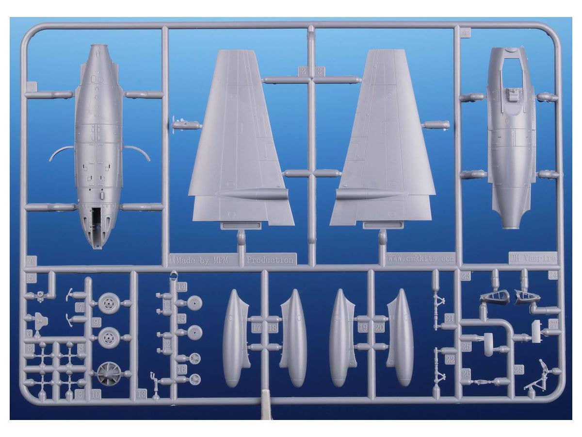 Special Hobby 1/72 DH.100 Vampire Mk.3 'European and American Operators' | 8594071088316