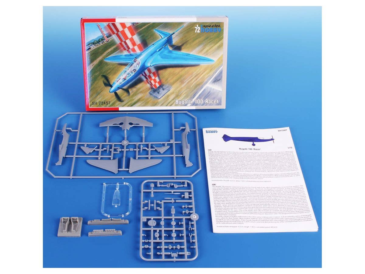 Special Hobby 1/72 Bugatti 100P ‘French Racer Plane’ | 8594071088477