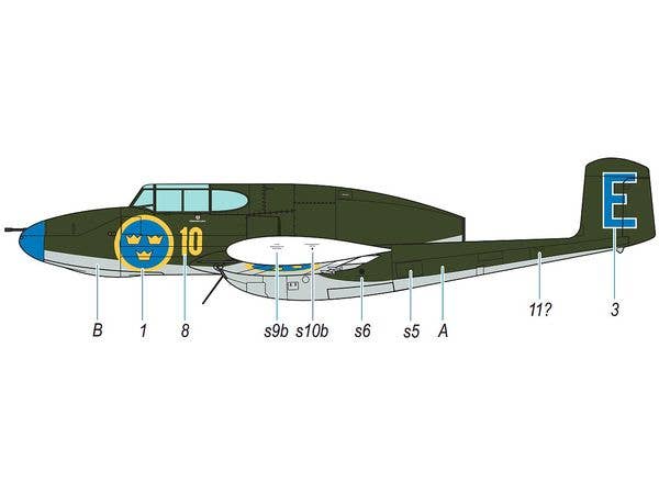 Special Hobby 1/72 SAAB J/A-21R ‘First Swedish Made Jet’ | 8594071089221