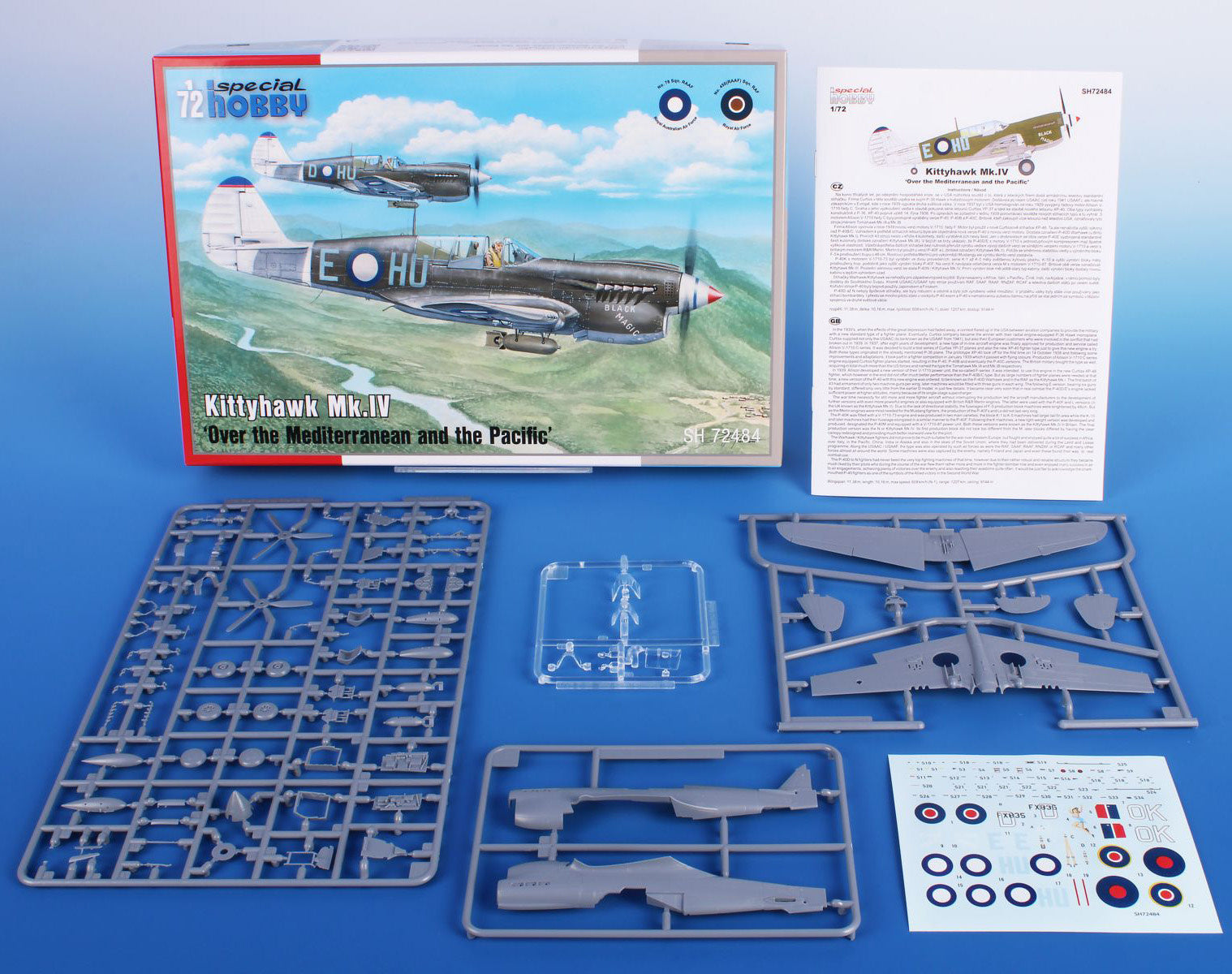 Special Hobby 1/72 Kittyhawk Mk.IV ‘Over the Mediterranean and the Pacific’ | 8594071089498