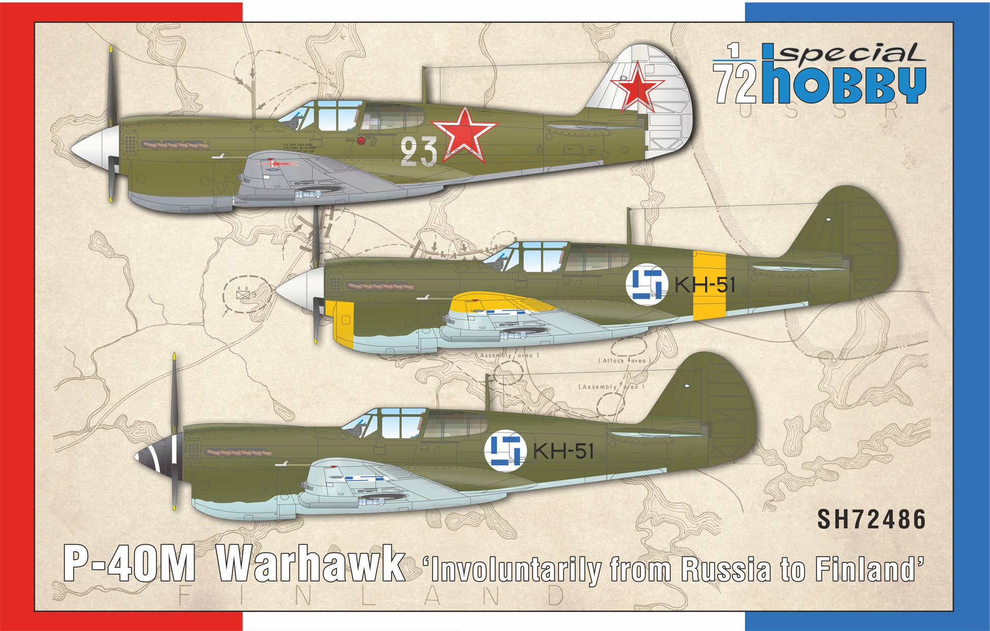 Special Hobby 1/72 P-40M Warhawk ‘Involuntarily from Russia to Finland’, Aircraft | 8594071089610
