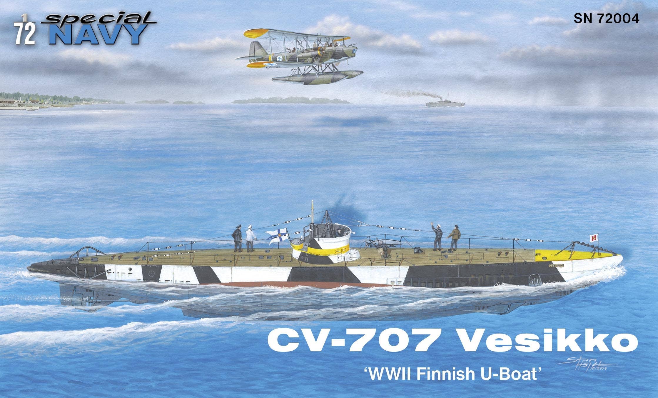 Special Navy 1/72 CV 707 Vesikko 'WWII Finnish U-Boat' | 8594071087227
