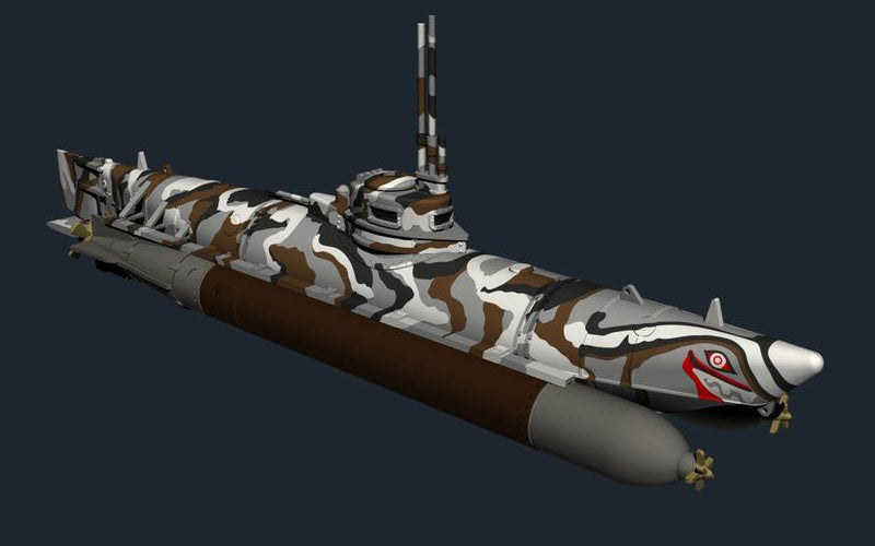 Special Navy 1/72 Biber 'German Midget Submarine'