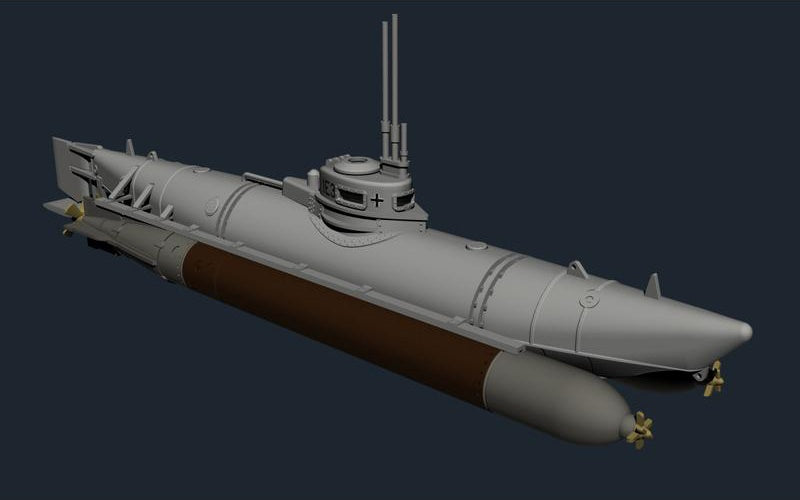 Special Navy 1/72 Biber 'German Midget Submarine'