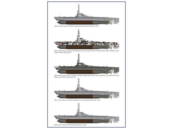 Special Navy 1/72 Biber 'German Midget Submarine' | 8594071086176