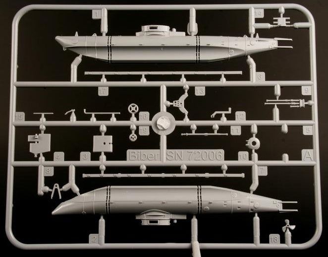 Special Navy 1/72 Biber 'German Midget Submarine'