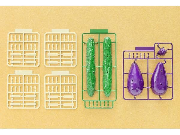 Syuto Seiko Shoryo Uma Plastic Model Cucumber & Eggplant | 4580620730663