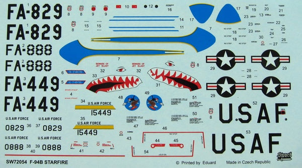 Sword Models 1/72 F-94B Starfire, Aircraft