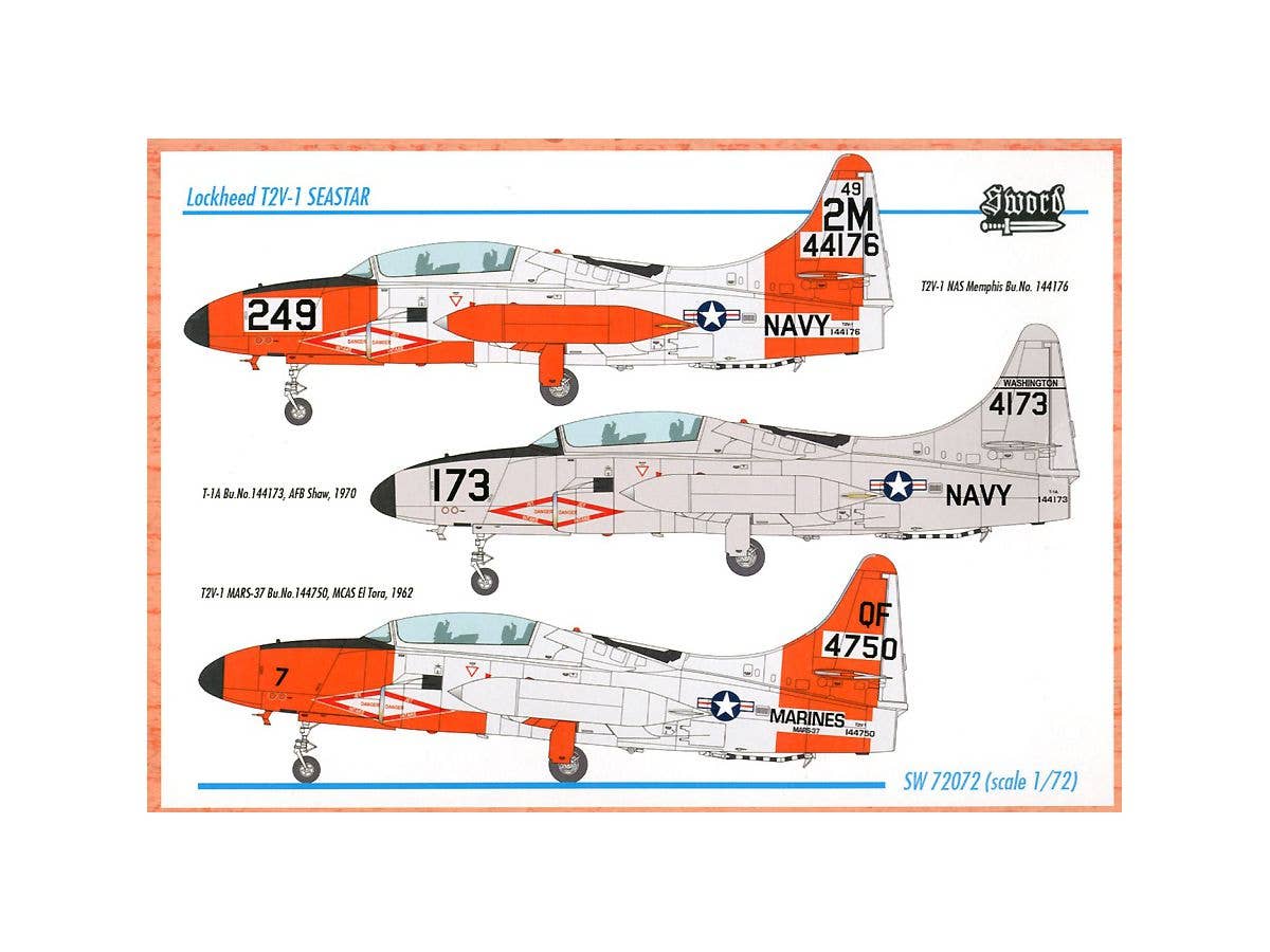 Sword Models 1/72 T2V Seastar, Aircraft | 8592977720729