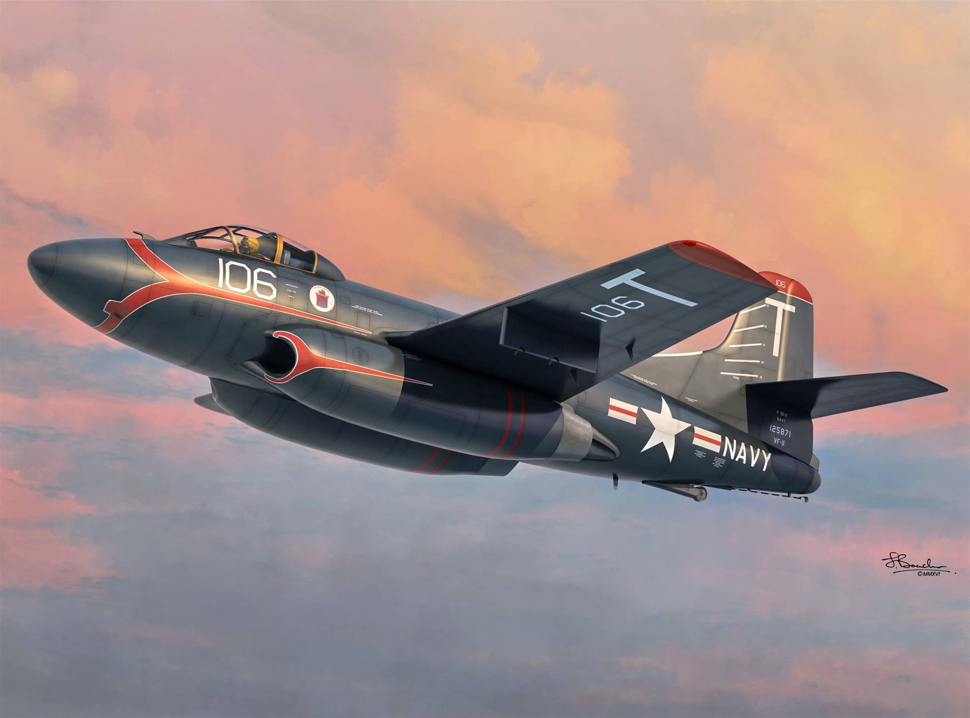 Sword Models 1/72 F3D Skyknight over Korea | 8596444720946