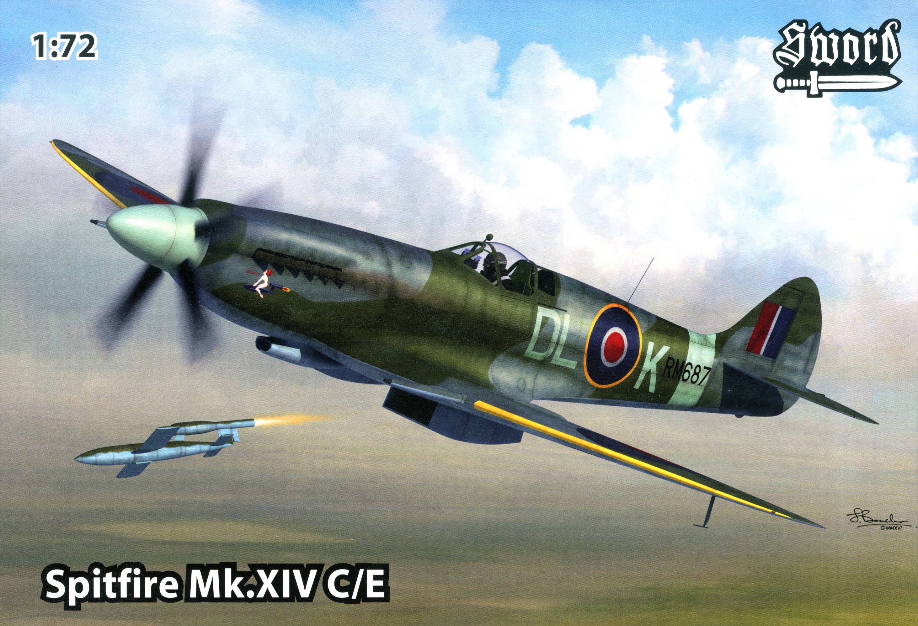 Sword Models 1/72 Spitfire Mk.XIV C/E | 8592977720958