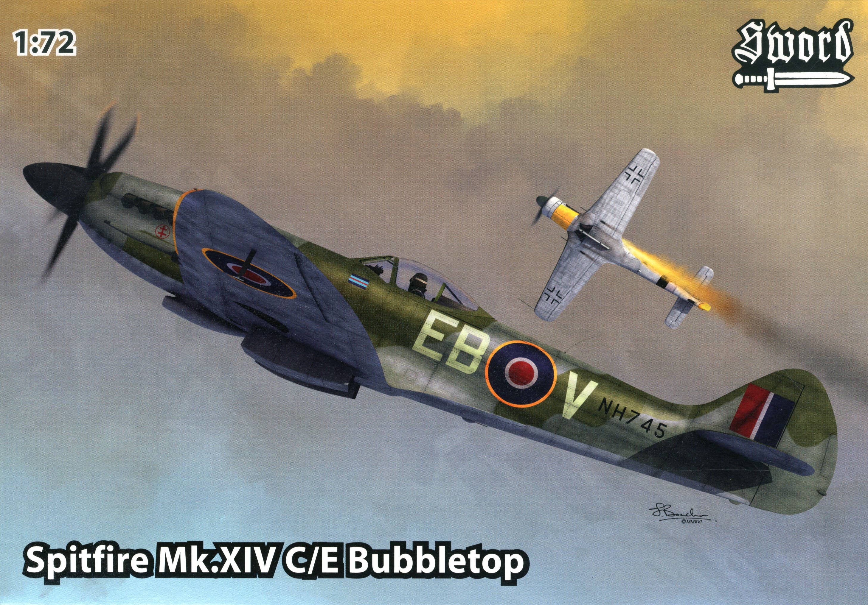 Sword Models 1/72 Spitfire Mk.XIV C/E Bubble top | 8592977720965
