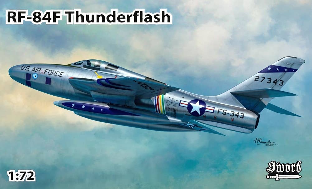 Sword Models 1/72 RF-84F Thunderflash (USAF, BAF, RNAF, IAF), Aircraft | 8592977721160