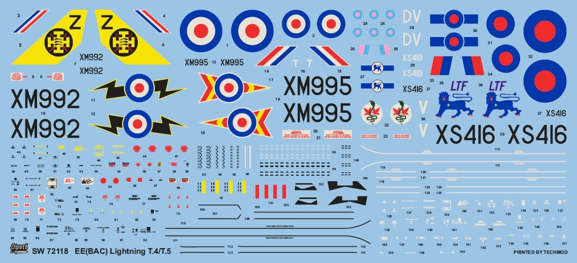Sword Models 1/72 Lightning T4/T5, Aircraft | 8592977721184
