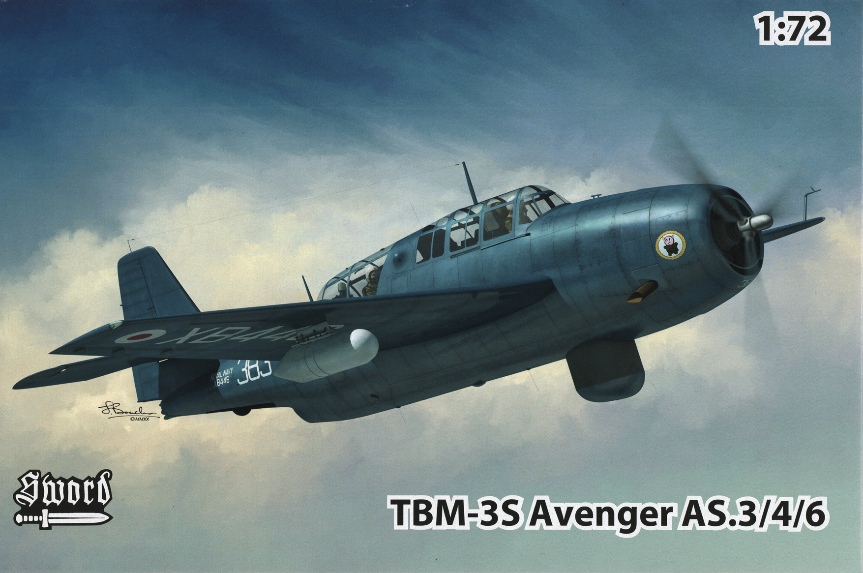 Sword Models 1/72 Avenger AS.4, Aircraft | 8596444721301