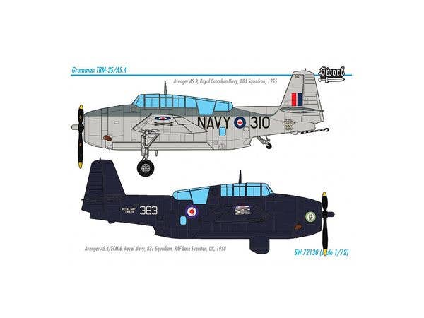 Sword Models 1/72 Avenger AS.4, Aircraft | 8596444721301