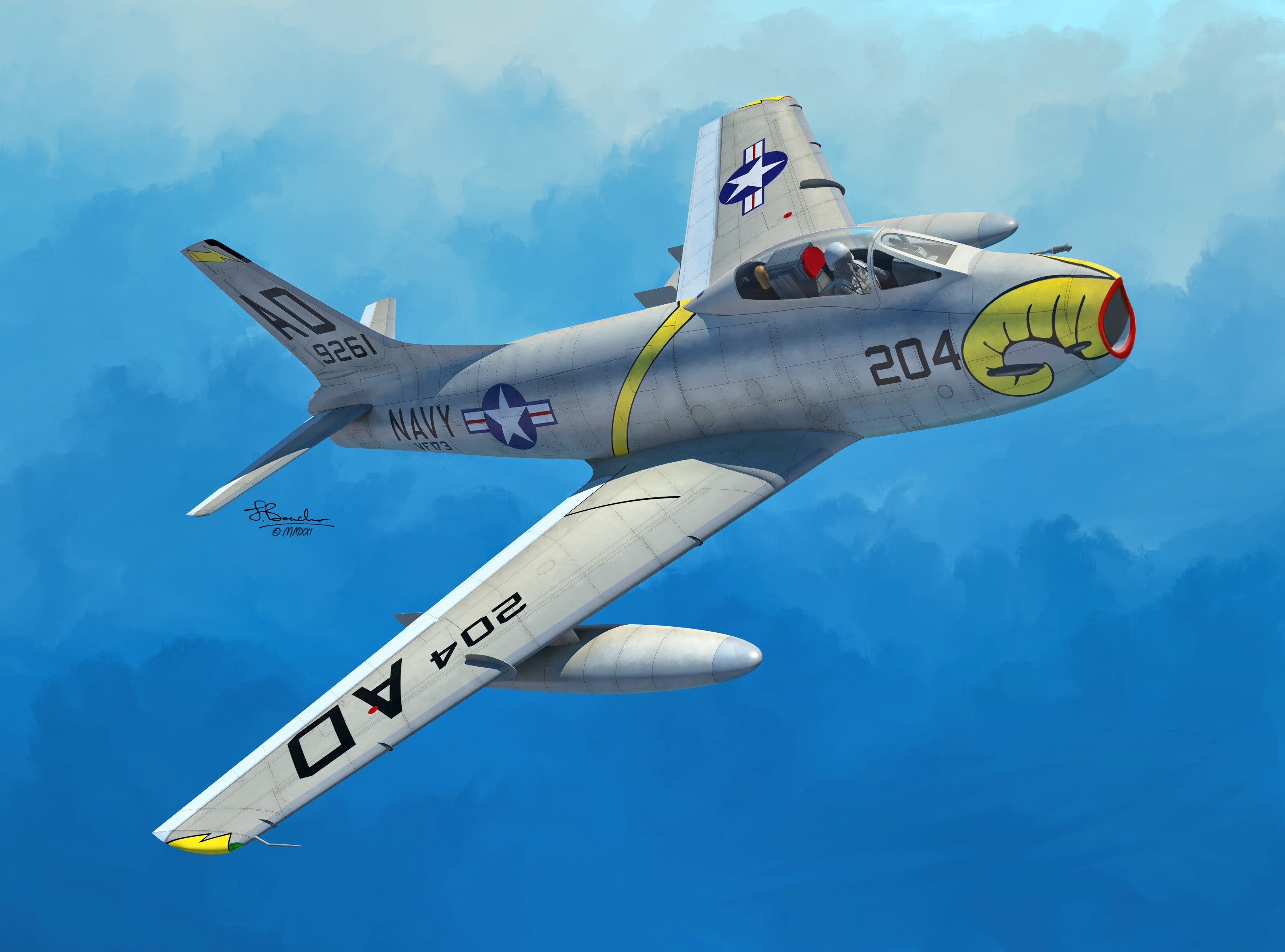 Sword Models 1/72 FJ-3/3M Fury, Aircraft