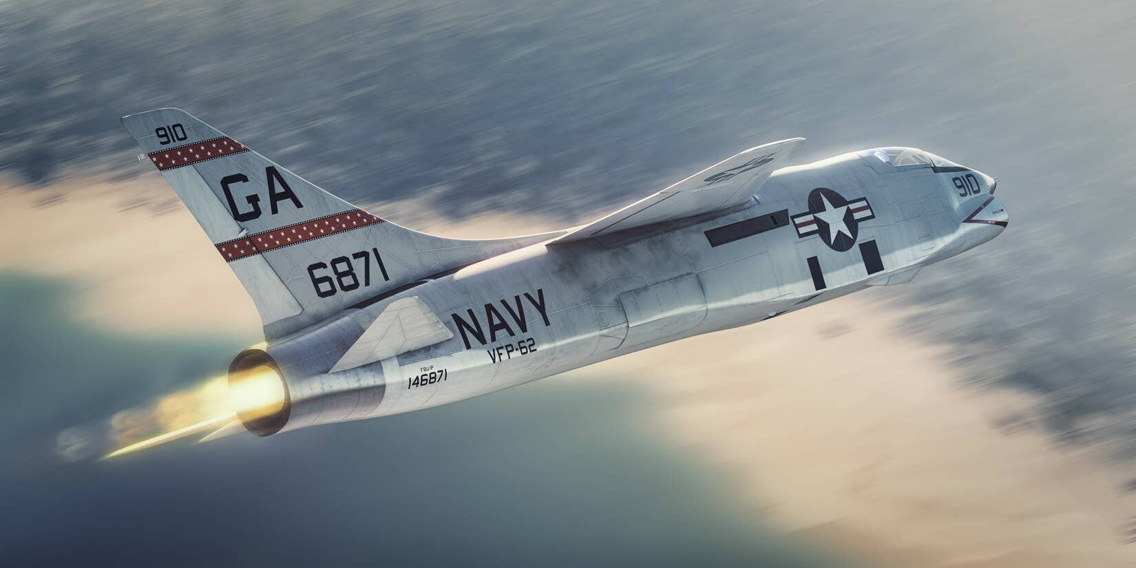 Sword Models 1/72 F8U-1P/RF-8A Photo-Recon Crusader over Cuba, Aircraft | 8596444721493