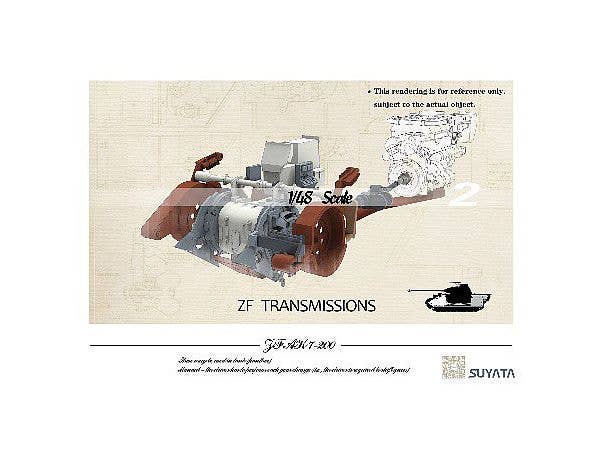 Suyata 1/48 Panther A w/ Zimmerit & Full Interior + 16T Strabokran w/ Maintenance Diorama & Display Base | 6972444300258