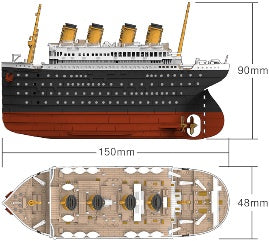 Suyata TITANIC SEAL & ICEBERG SCENE