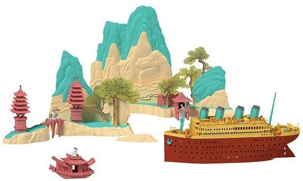 Suyata Sea Legend Series Titanic & Chinese Landscape | 6972444300364