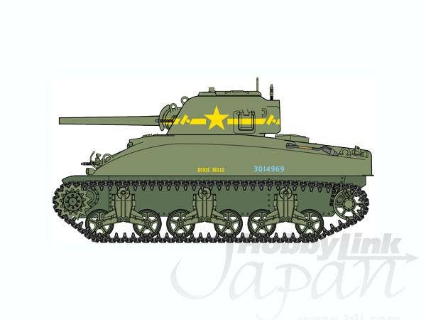 Asuka 1/35 M4A1 Sherman Direct Vision Type WWII US Medium Tank | 4571229090630