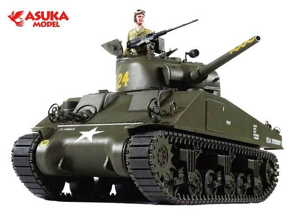 Asuka 1/35 U.S. Medium Tank M4 Sherman (Late Production) "FAY" | 4571229090326