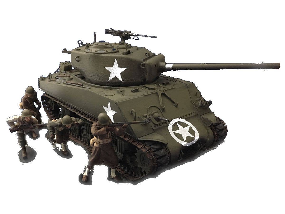 Asuka 1/35 M4A3(76)W Sherman w/ Figures | 4571229090487
