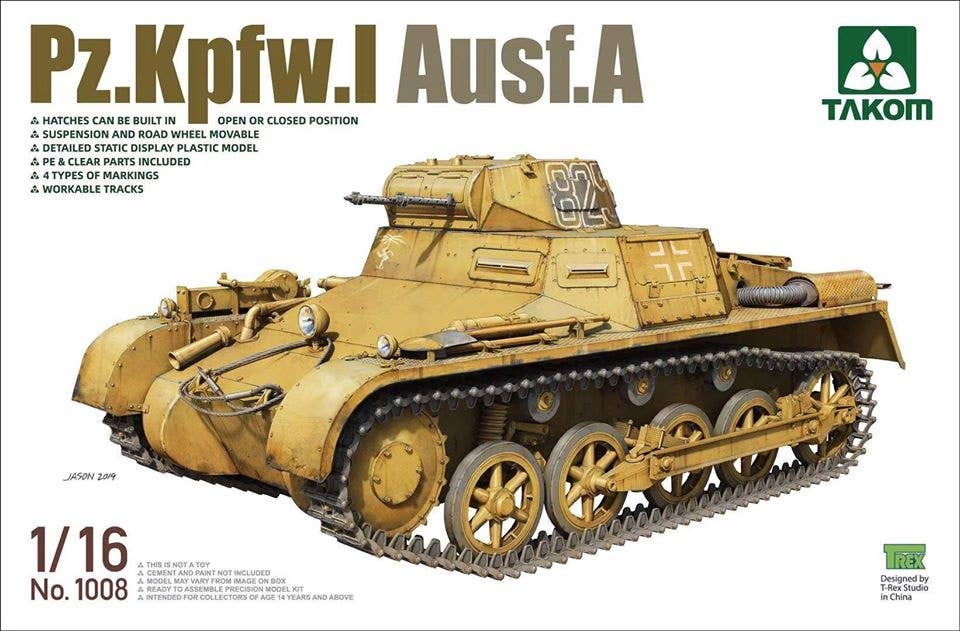 Takom 1/16 Pz.Kpfw.I Ausf.A | 4897051421573