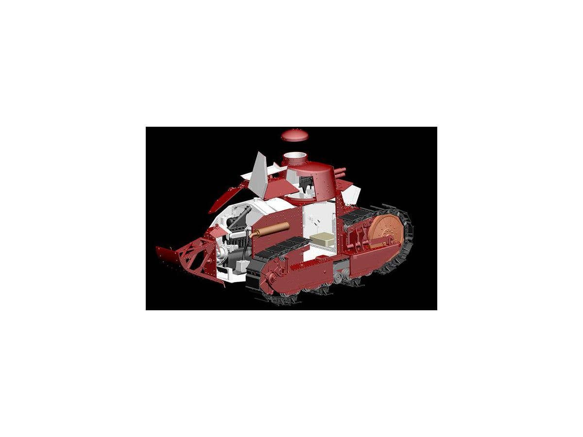 Takom 1/16 French Light Tank Renault FT char canon/Girod turret | 4897051420019