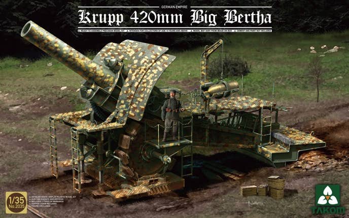 Takom 1/35 German Empire 420mm Big Bertha Siege Howitzer | 4897051420422