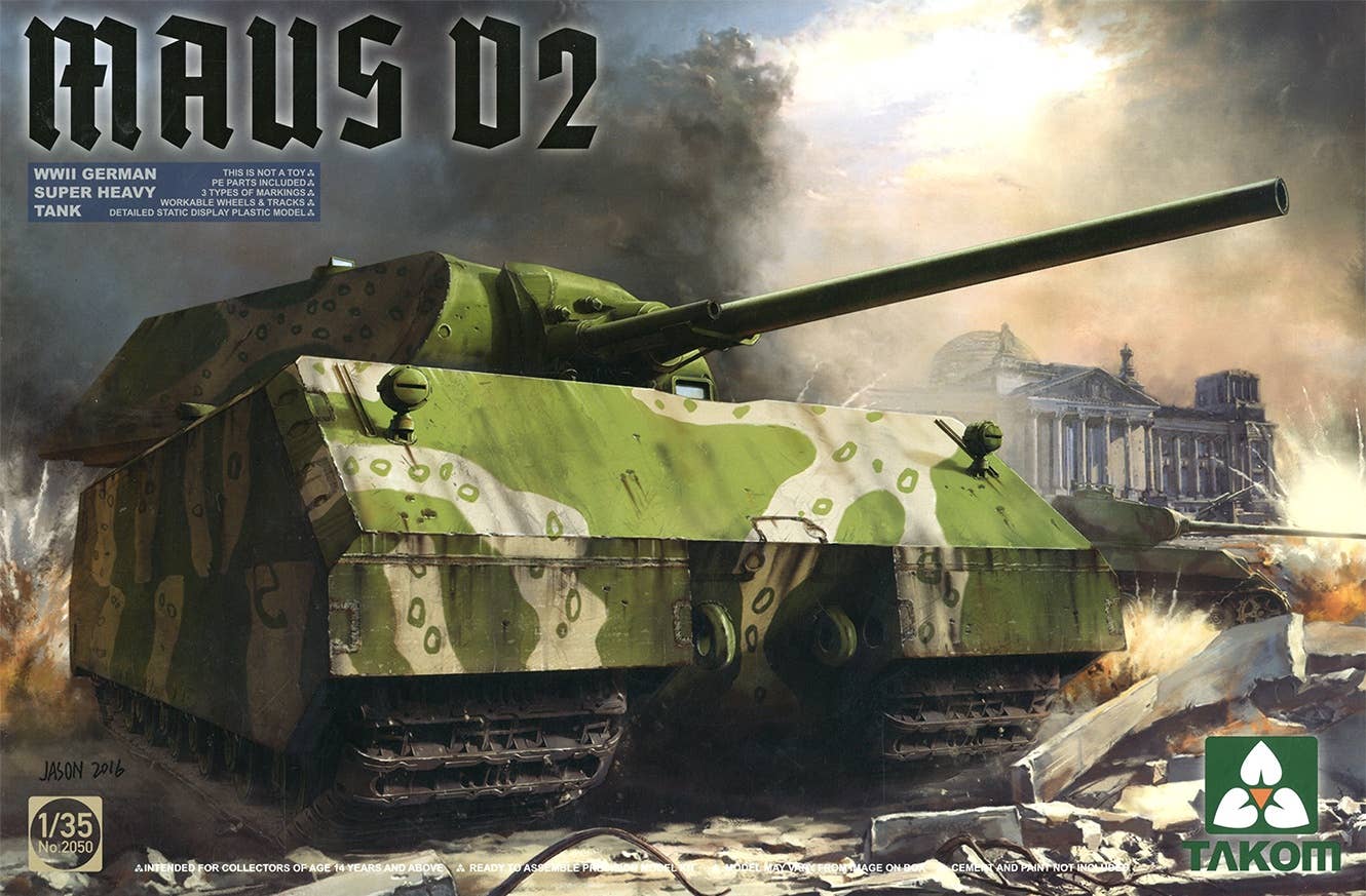 Takom 1/35 WWII German Super Heavy Tank Maus V2 | 4897051420804