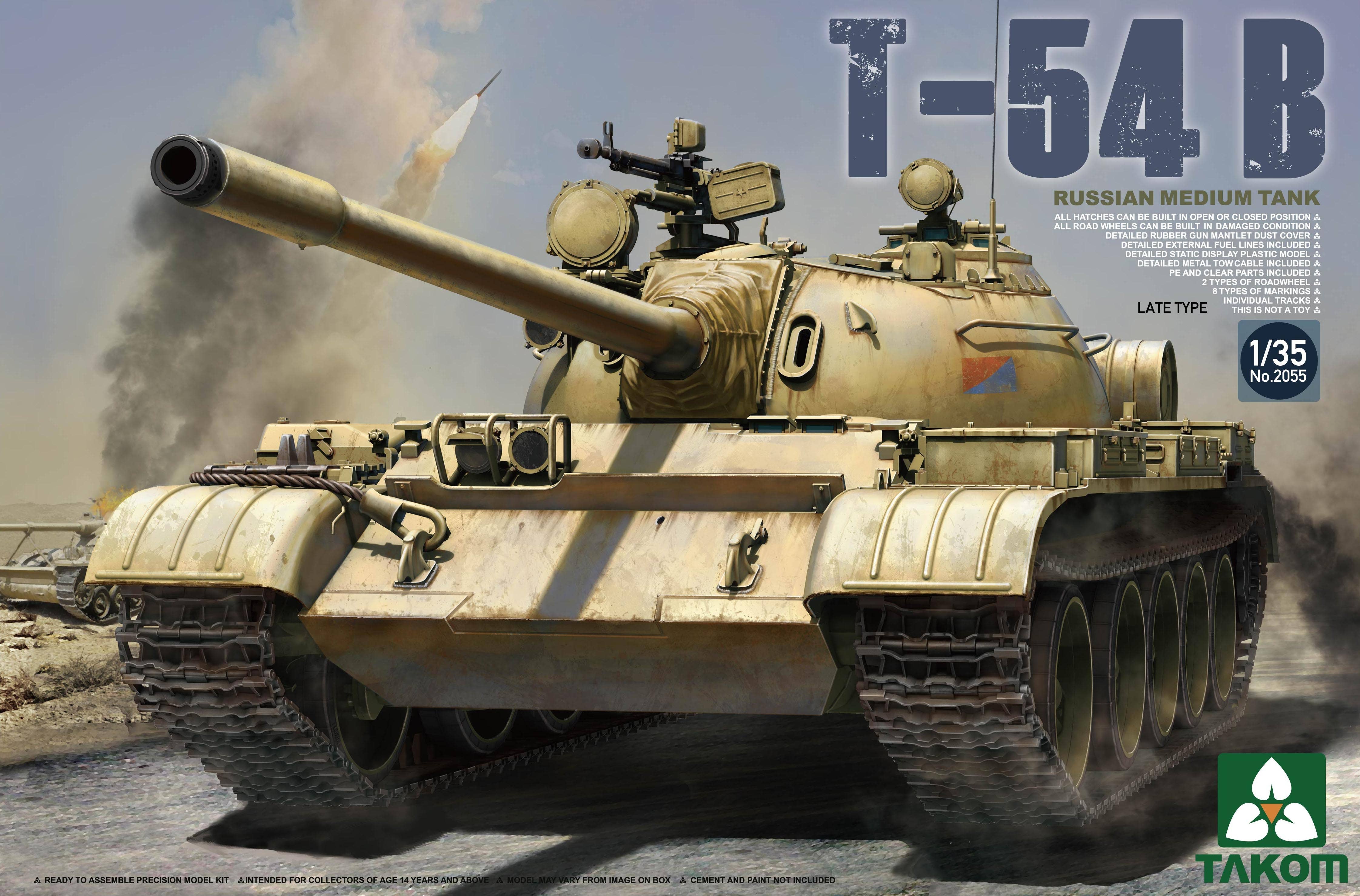 Takom 1/35 Russian Medium Tank T-54B | 4897051420545