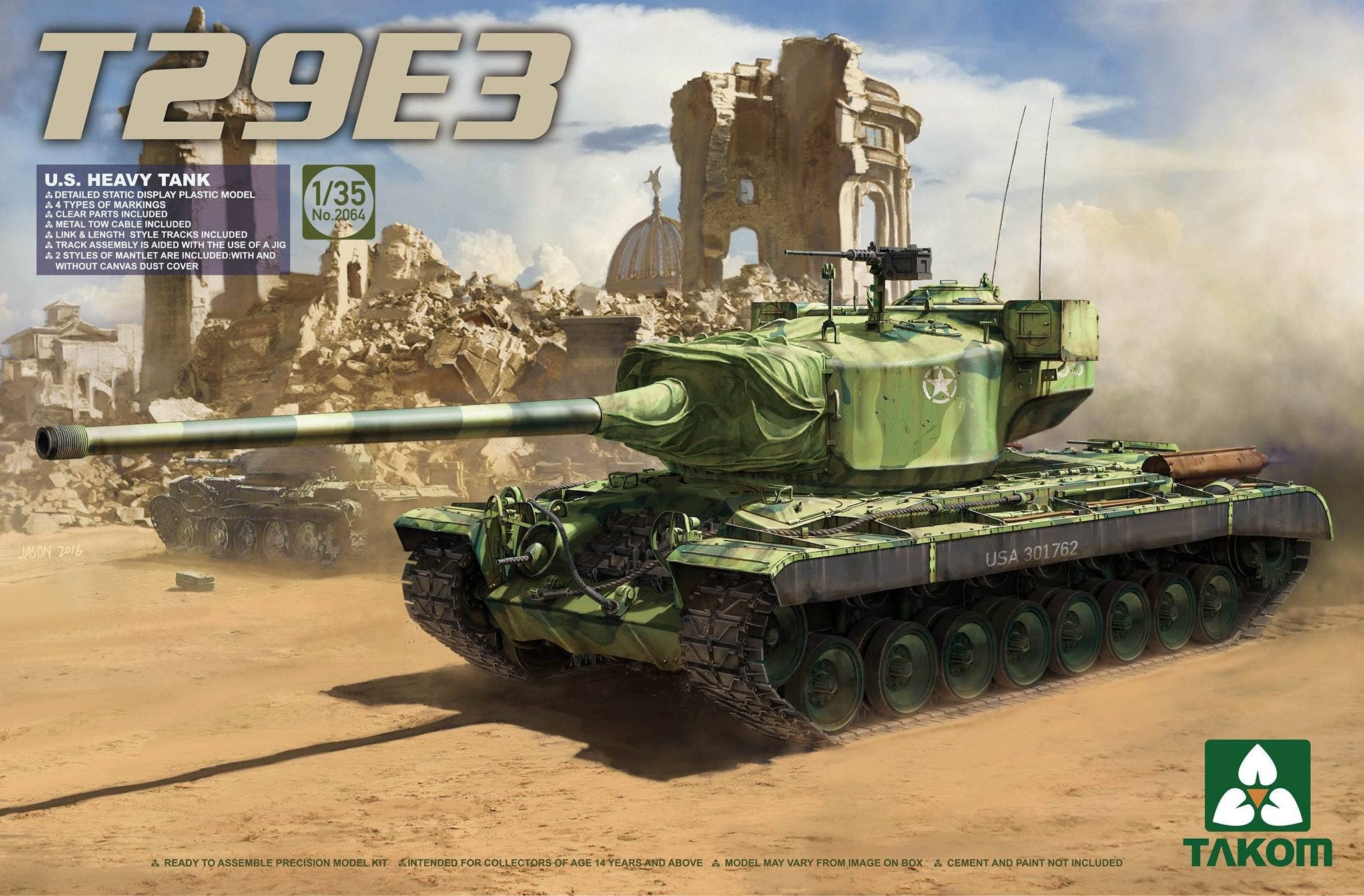 Takom 1/35 U.S. Heavy Tank T29E3 | 4897051420774