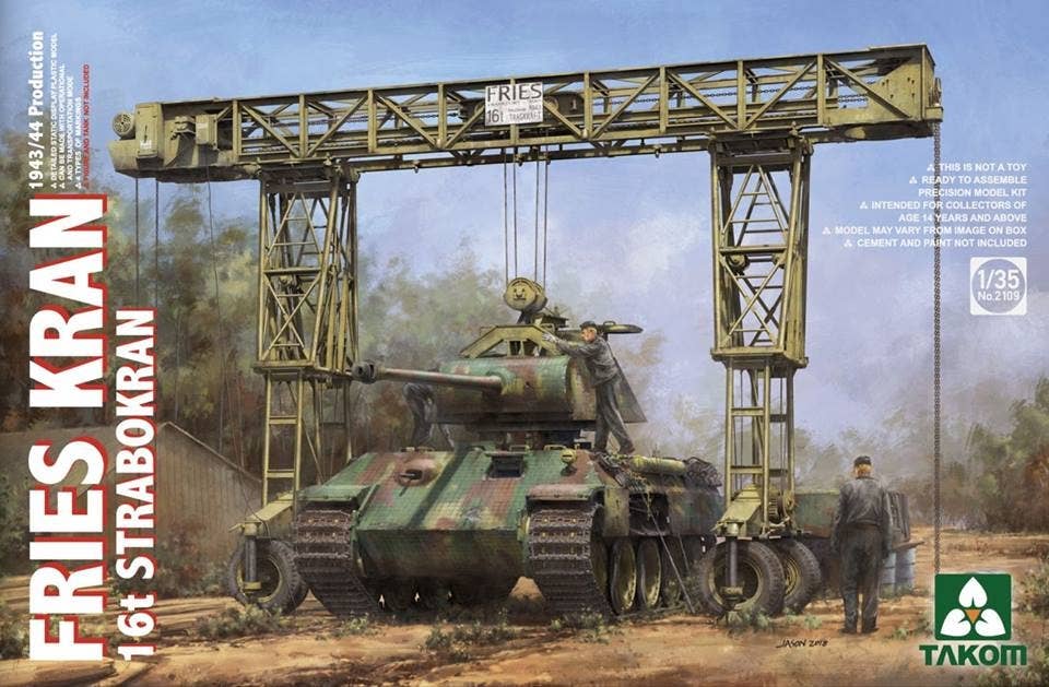 Takom 1/35 FRIES KRAN 16t Strabokran, 1943/44 Production | 4897051421351