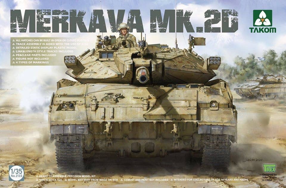 Takom 1/35 MERKAVA MK.2D Tank | 4897051421702