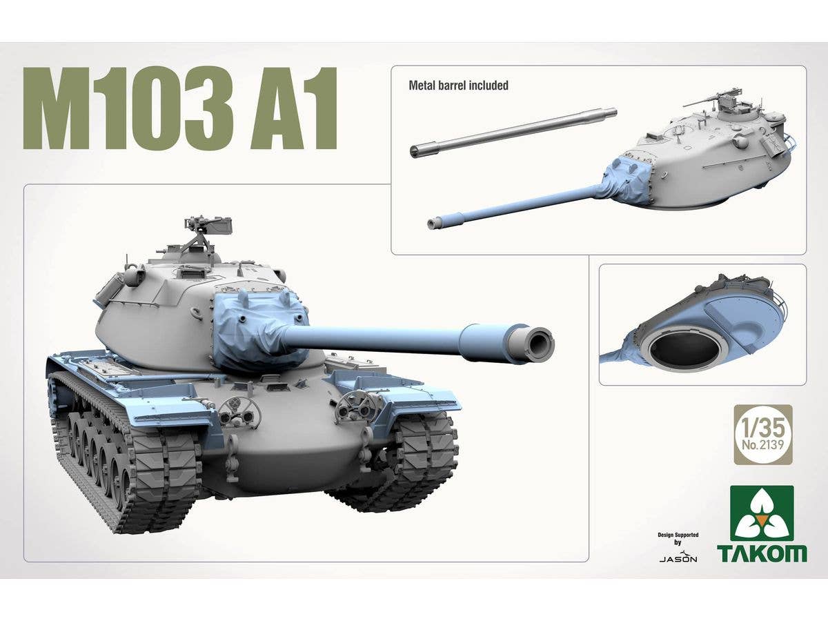 Takom 1/35 M103 A1 Heavy Tank | 4897051422570