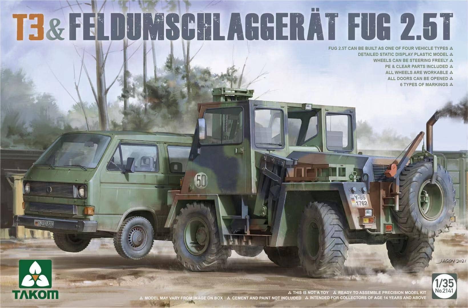 Takom 1/35 T3+ Feldumschlaggerat FUG 2.5T | 4897051421849