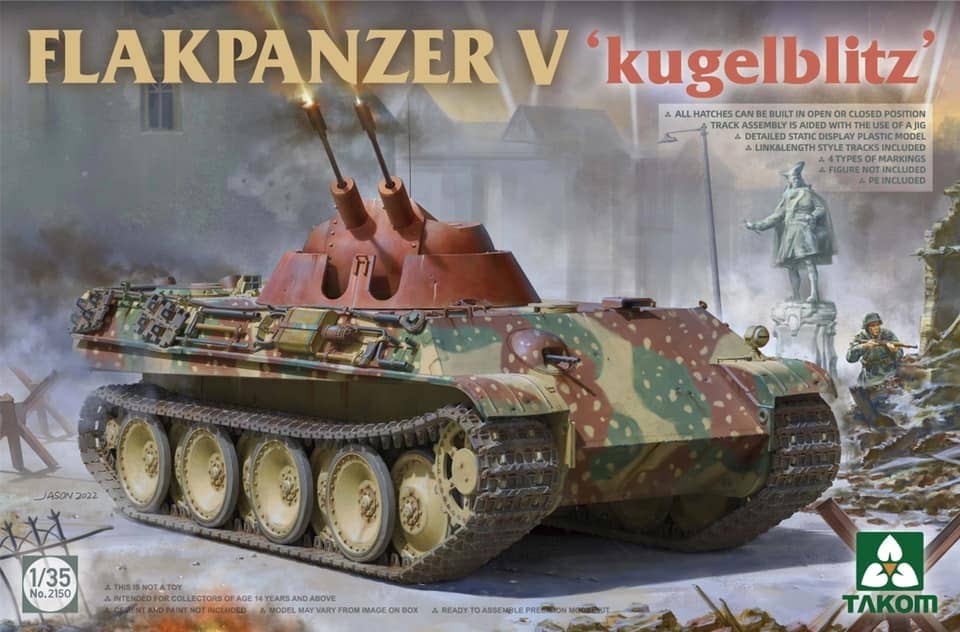 Takom 1/35 Plakpanzer V 'Kugelblitz' | 4897051422174