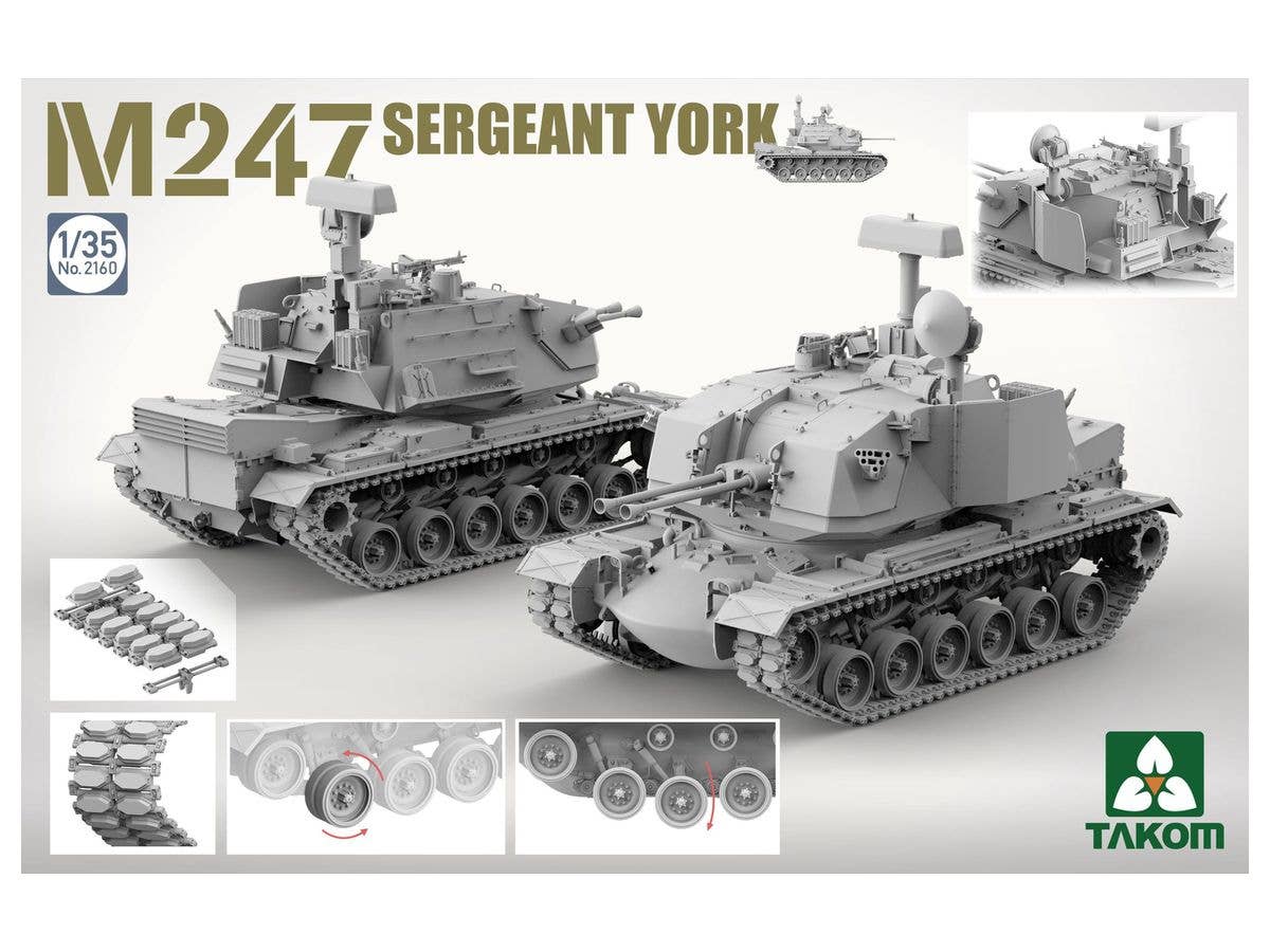 Takom 1/35 M247 SERGEANT YORK SPAAG Tank | 4897051422419