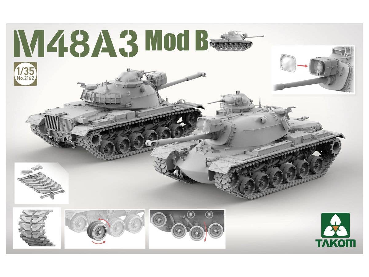 Takom 1/35 M48A3 Mod B Medium Tank | 4897051422433