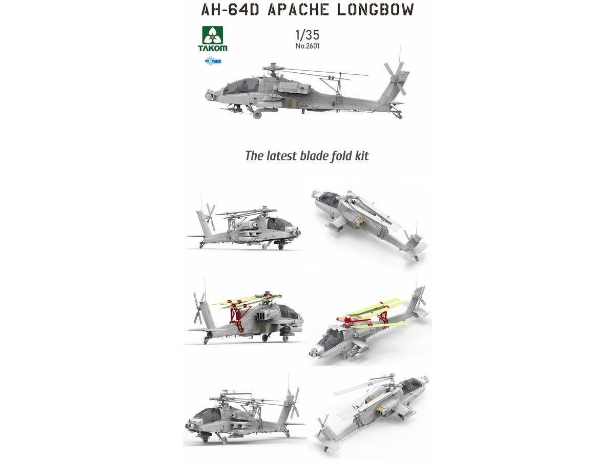 Takom 1/35 AH-64D Apache Longbow Attack Helicopter | 4897051422501
