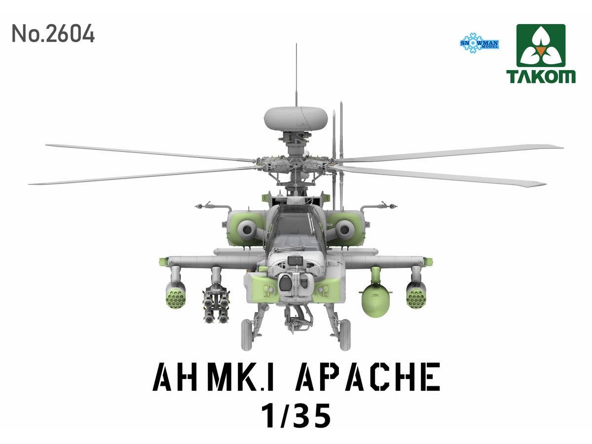 Takom 1/35 AH MK.I APACHE ATTACK HELICOPTER | 4897051422617