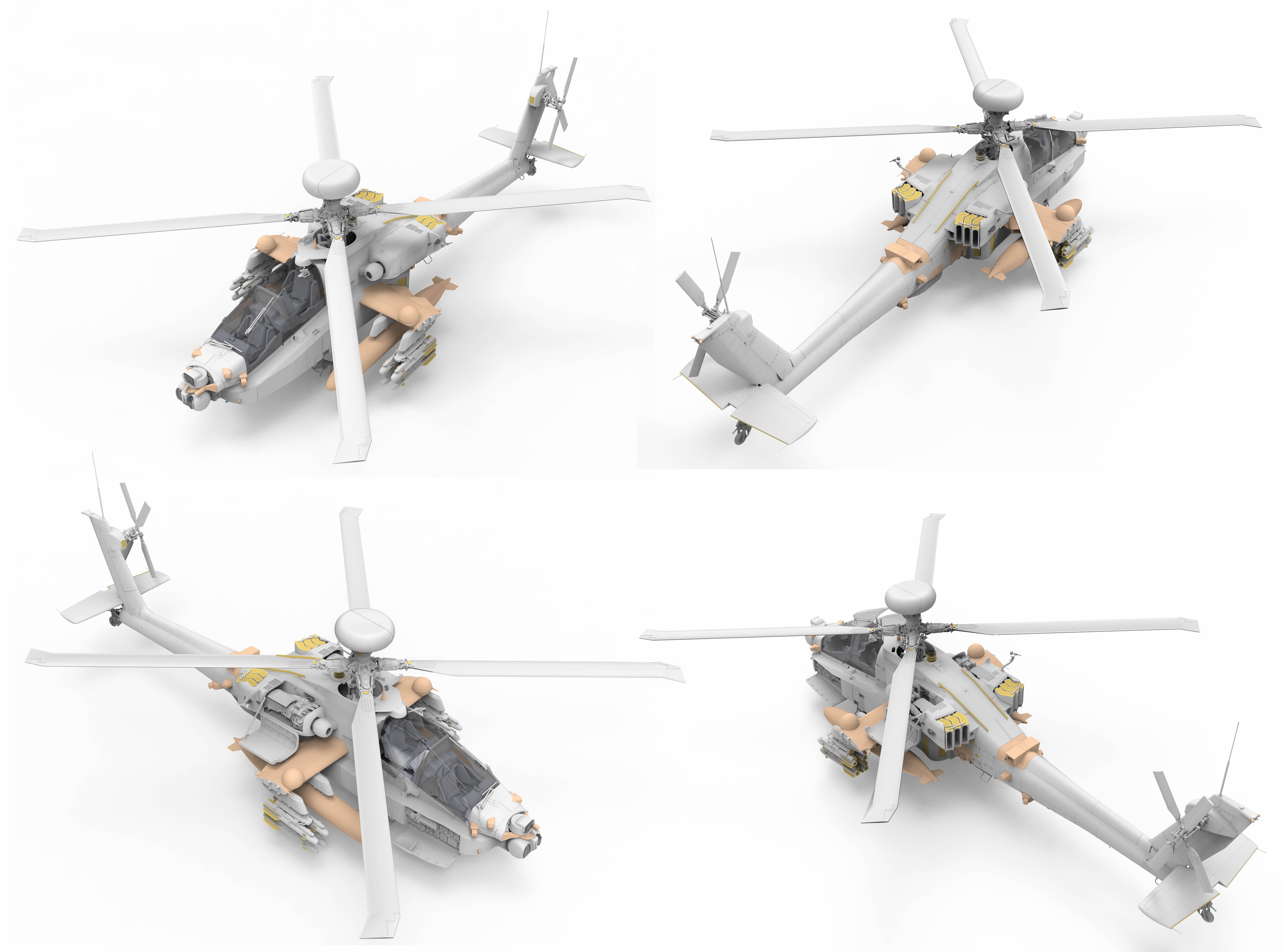 Takom 1/35 AH-64DI SARAF ATTACK HELICOPTER