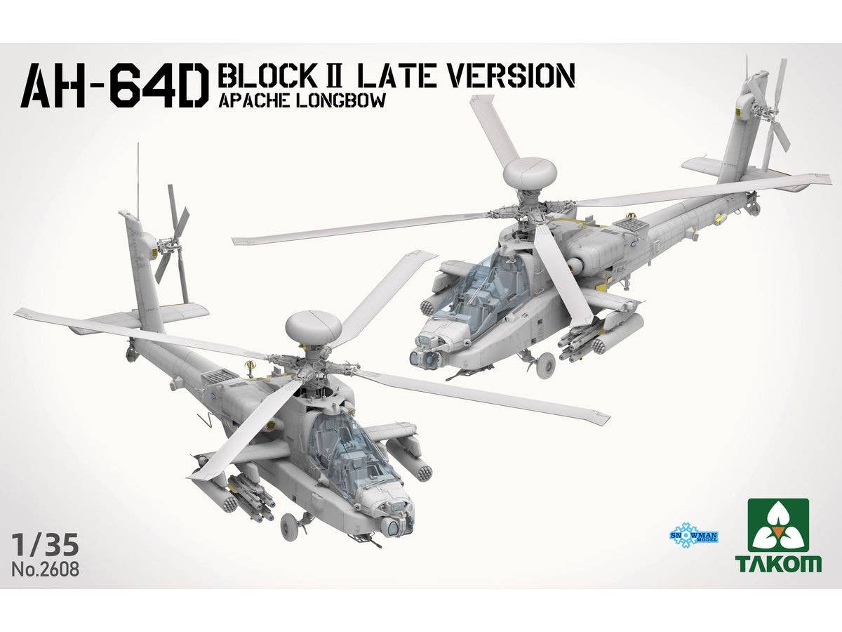 Takom 1/35 AH-64D Attack Helicopter Apache Longbow Block II Late Version | 4897051422815