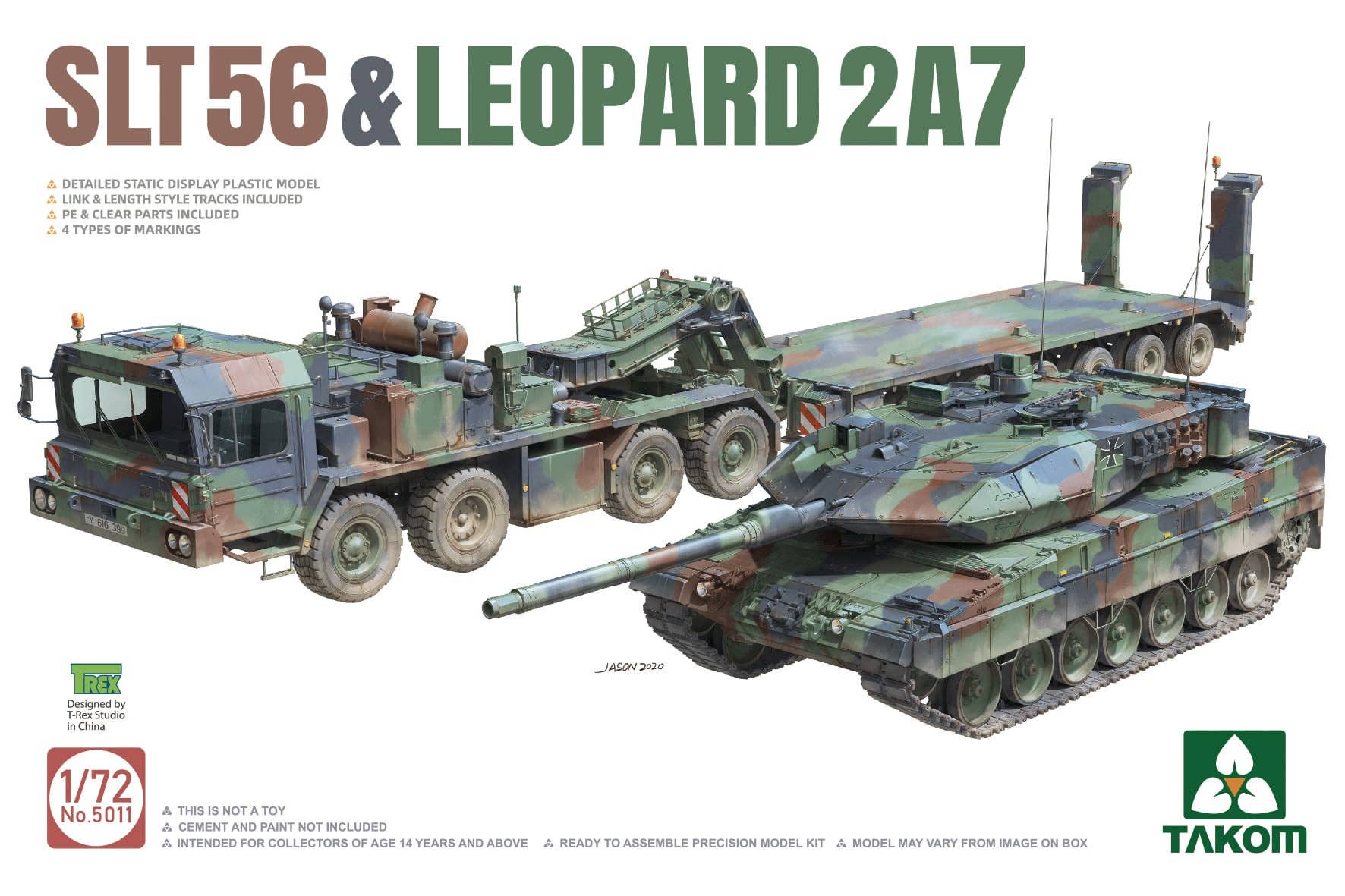 Takom 1/72 SLT56 & LEOPARD 2A7 | 4897051421832