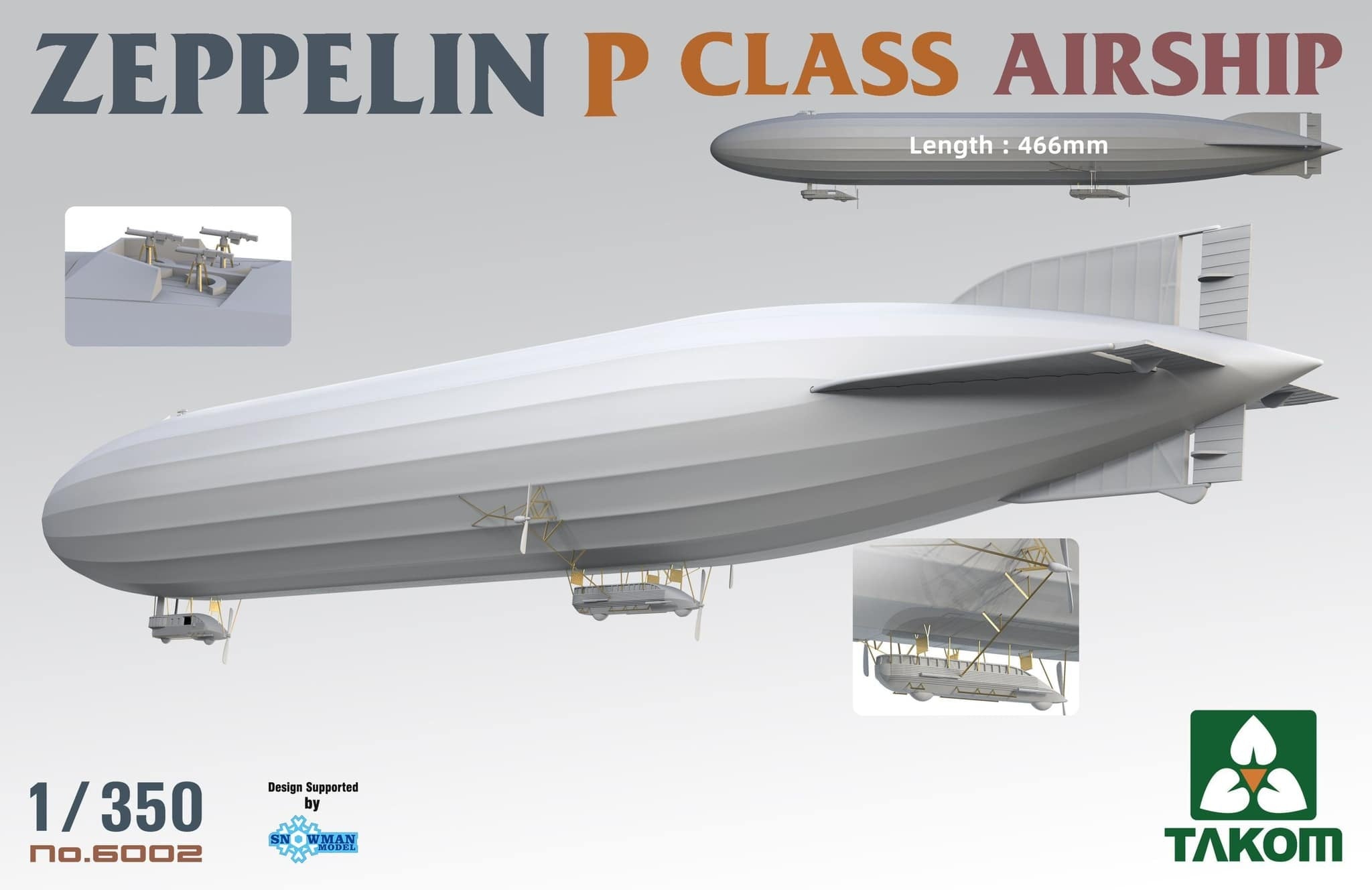 Takom 1/350 Zeppelin P Class Airship
