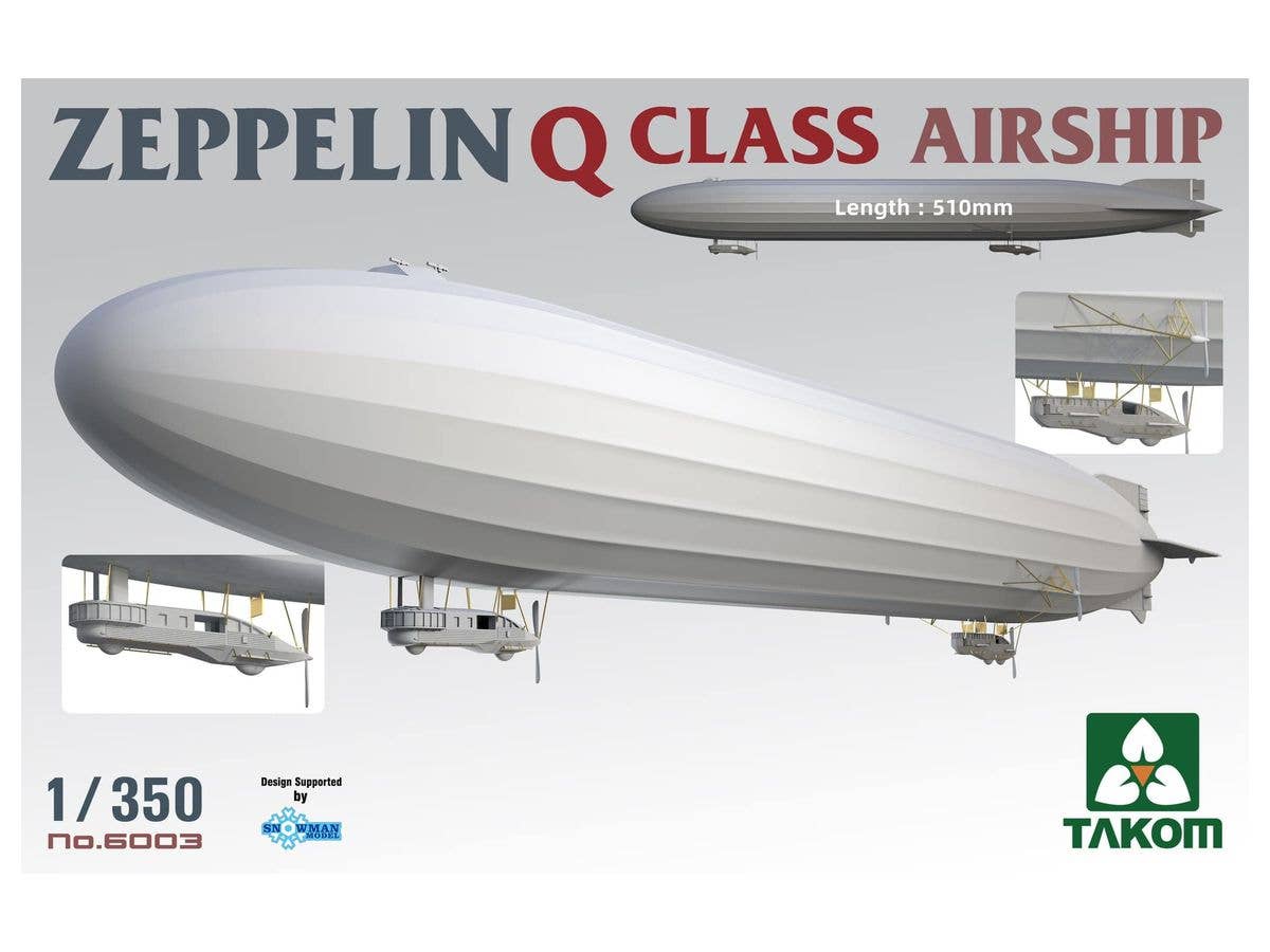 Takom 1/350 Zeppelin Q Class Airship | 4897051421986